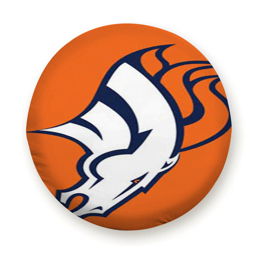 Denver Broncos Orange And Blue Tire Cover
