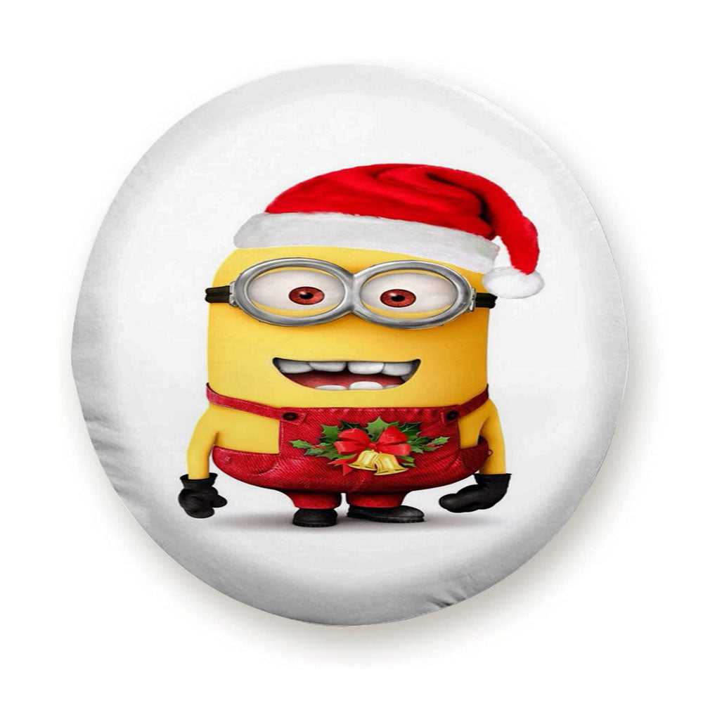 Despicable Me Minion Christmas Tire Cover