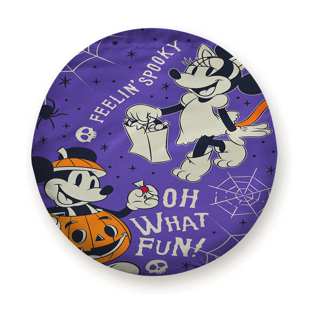 Disney Feeling Spooky Mickey And Minnie Tire Cover