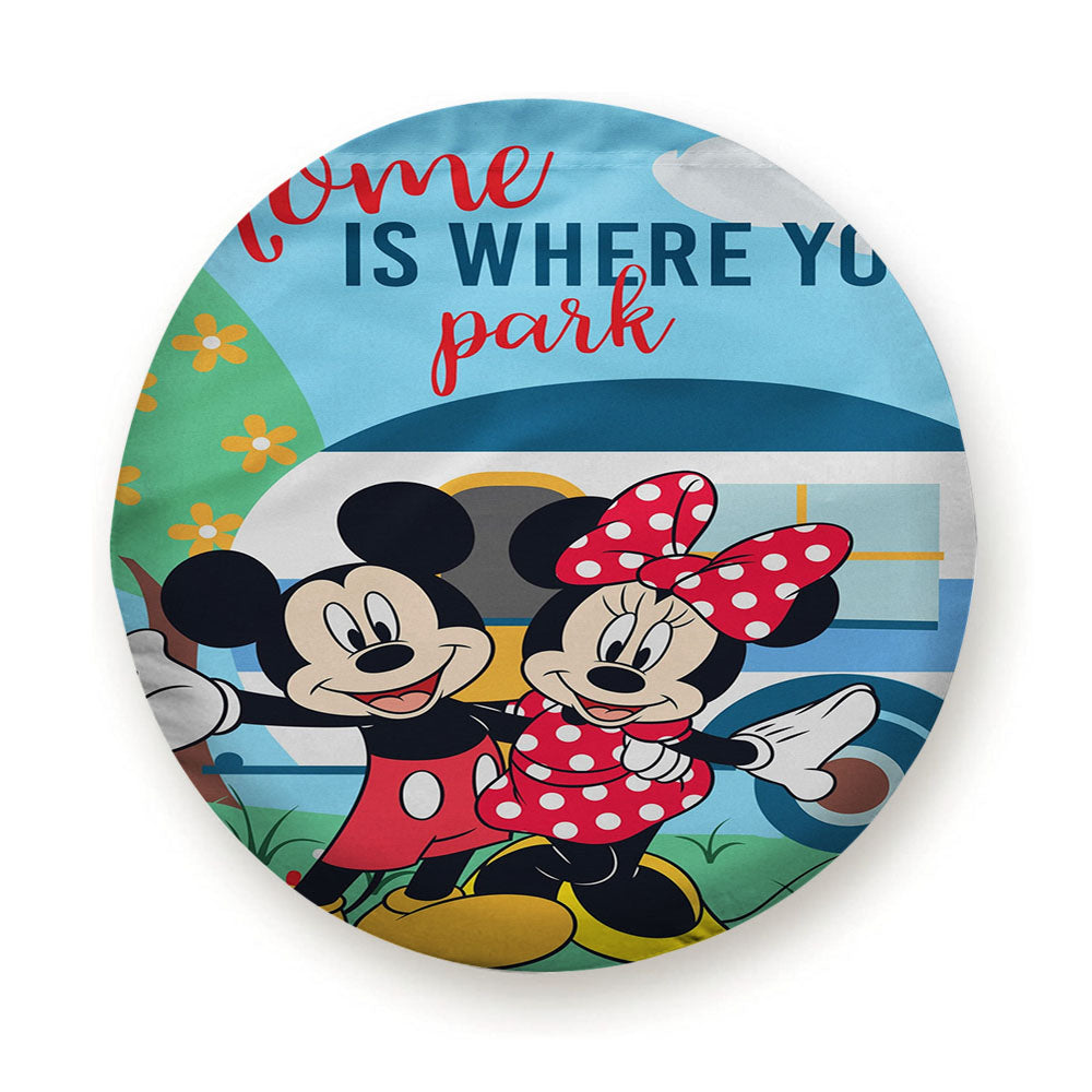 Disney Home Is Where You Park Mickey And Minnie Tire Cover