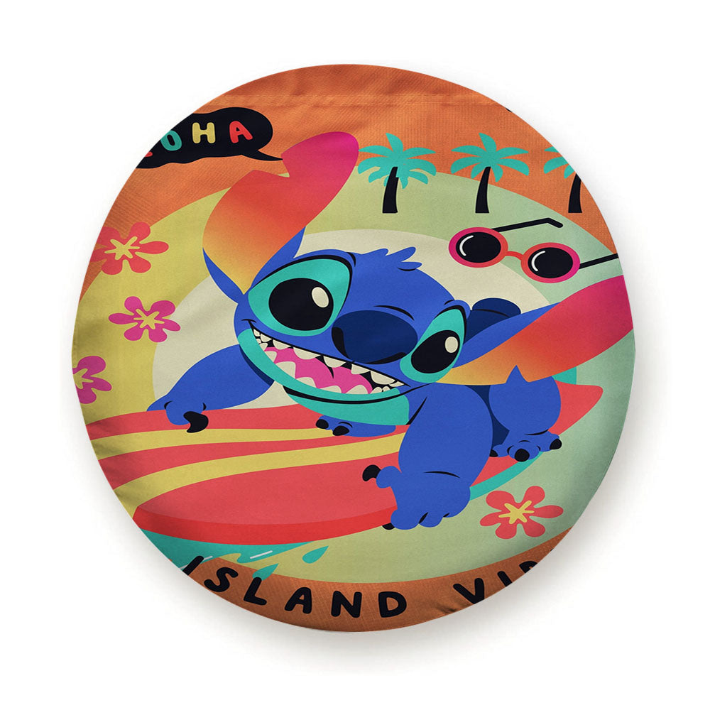 Disney Island Vibes Stitch Tire Cover