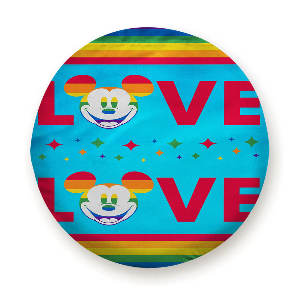 Disney Love Is Love Pride Mickey Tire Cover