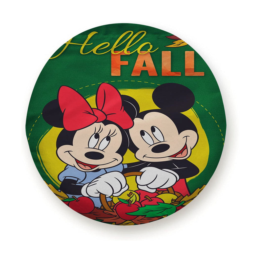 Disney Mickey Minnie Hello Fall Tire Cover