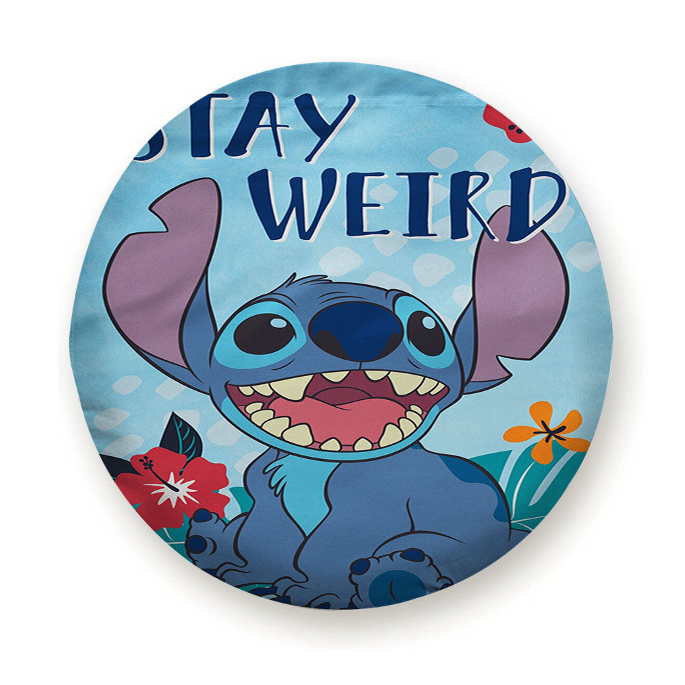 Disney Stay Weird Stitch Tire Cover