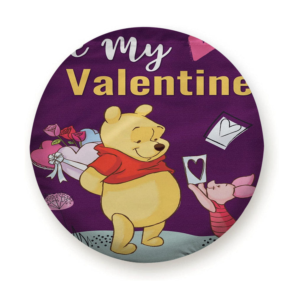 Disney Valentines Day Winnie The Pooh Tire Cover