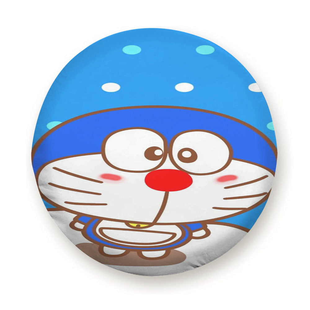 Doraemon Dot Pattern Tire Cover