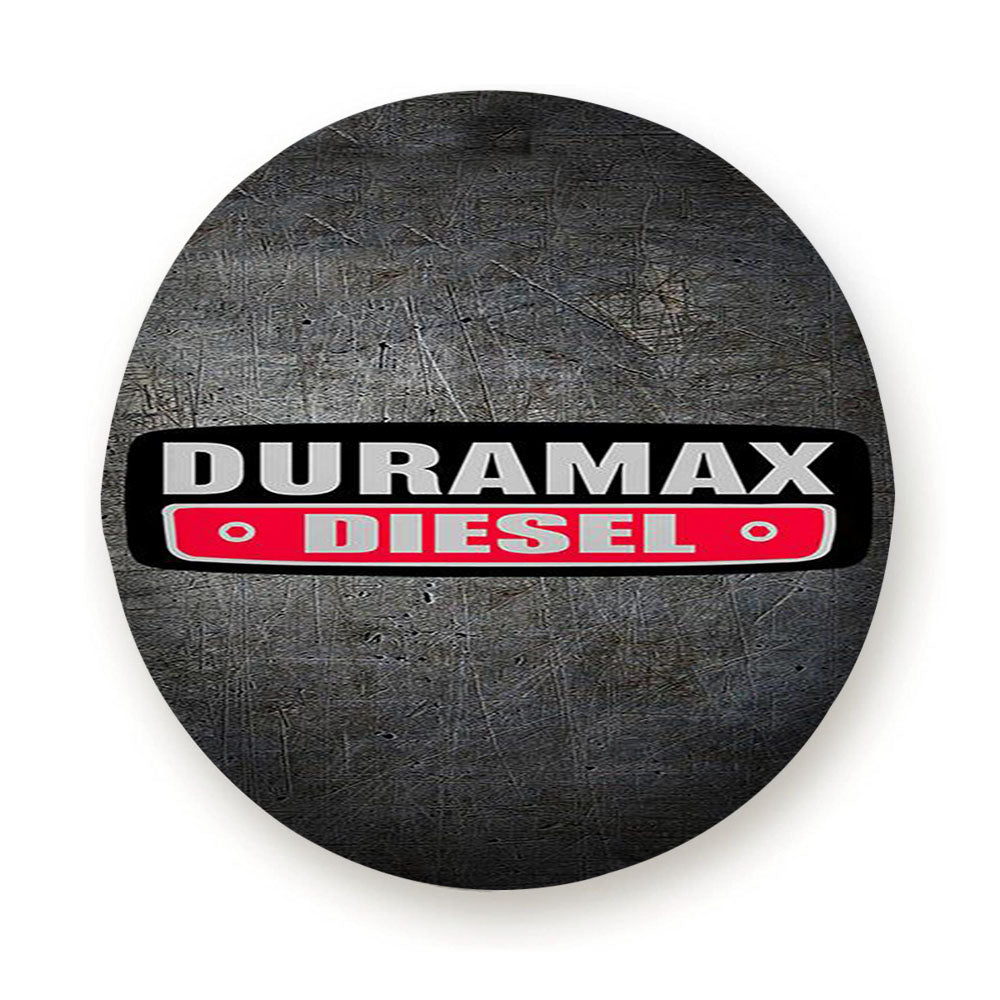 Duramax Diesel Logo Metal Tire Cover