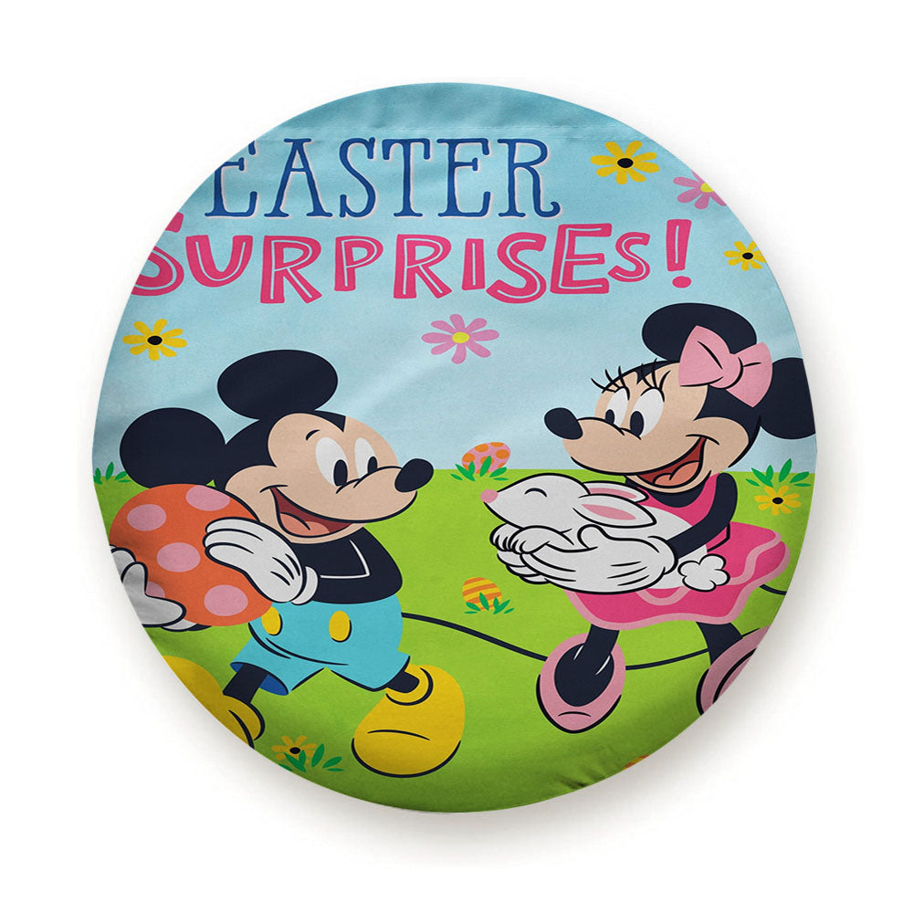 Easter Surprise Mickey And Minnie Tire Cover