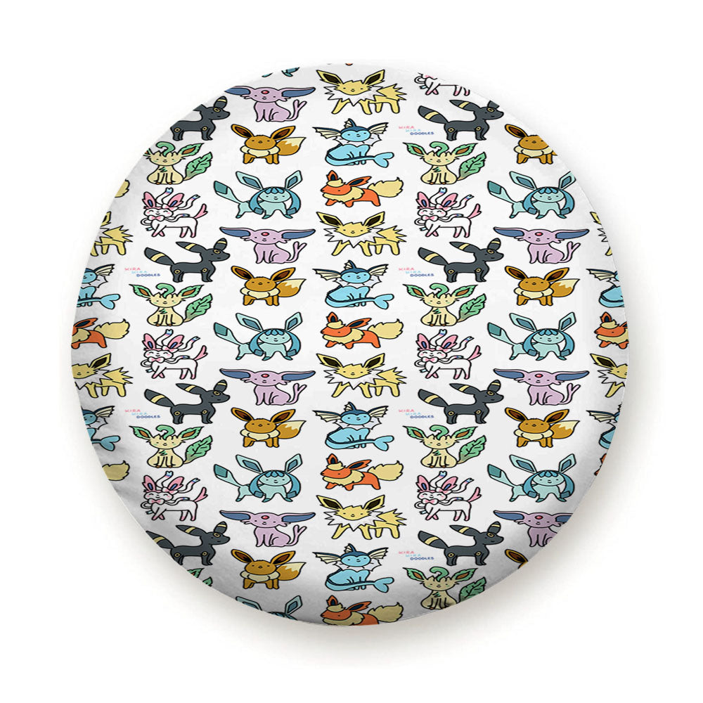 Eevee Pattern Tire Cover