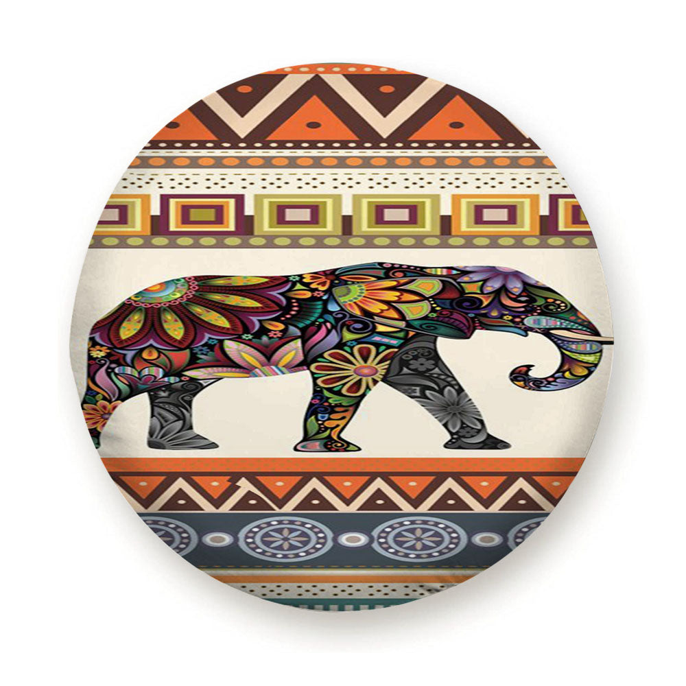 Elephant Aztec Tire Cover