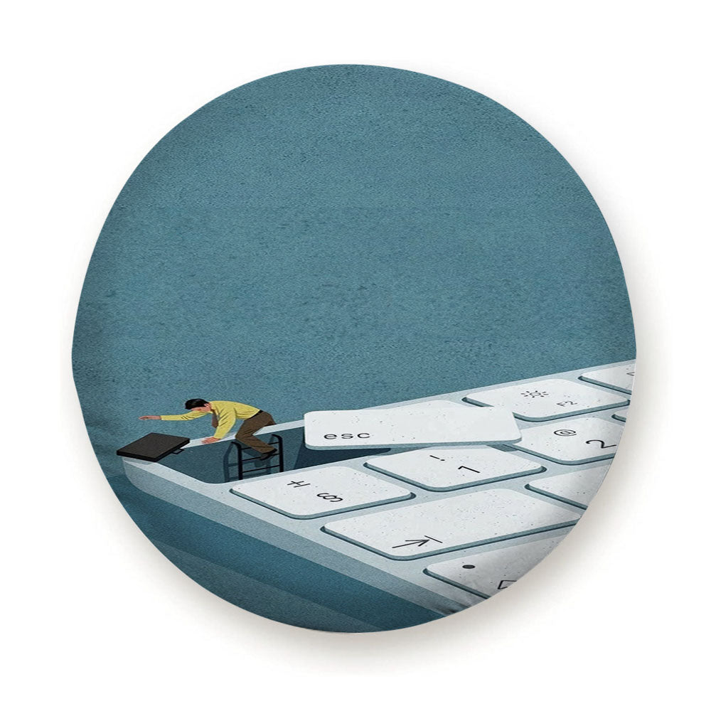 Escape Is Not The End Tire Cover