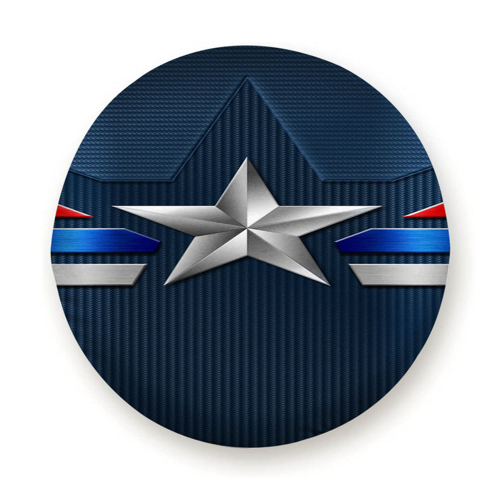 Estrella Captain America Wallpaper Tire Cover