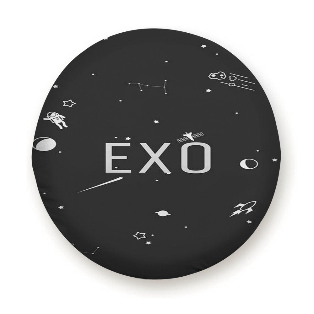 Exo Art Planet Galaxy Pattern Wallpaper Tire Cover