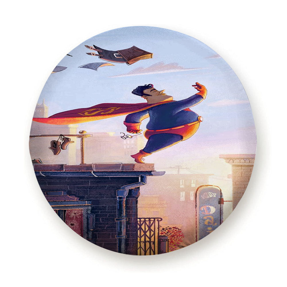 Fat Superman Tire Cover