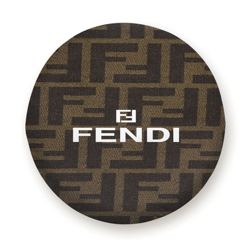 Fendi Logo Wallpaper Tire Cover