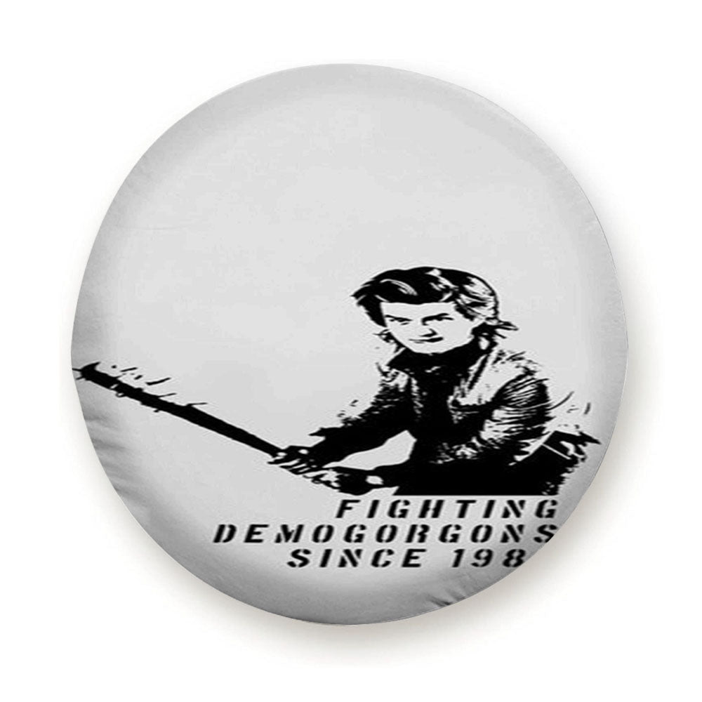 Fighting Demogorgons Since 1983 Tire Cover