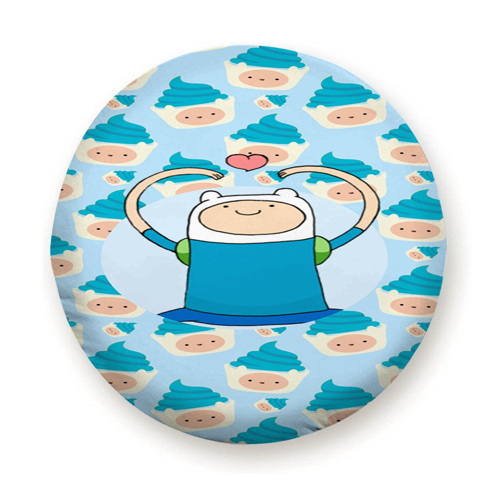 Finn Cake Pattern Tire Cover