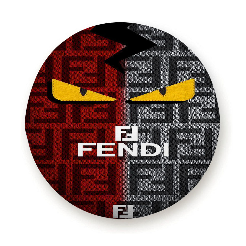Fl Fendi Red Grey Tire Cover