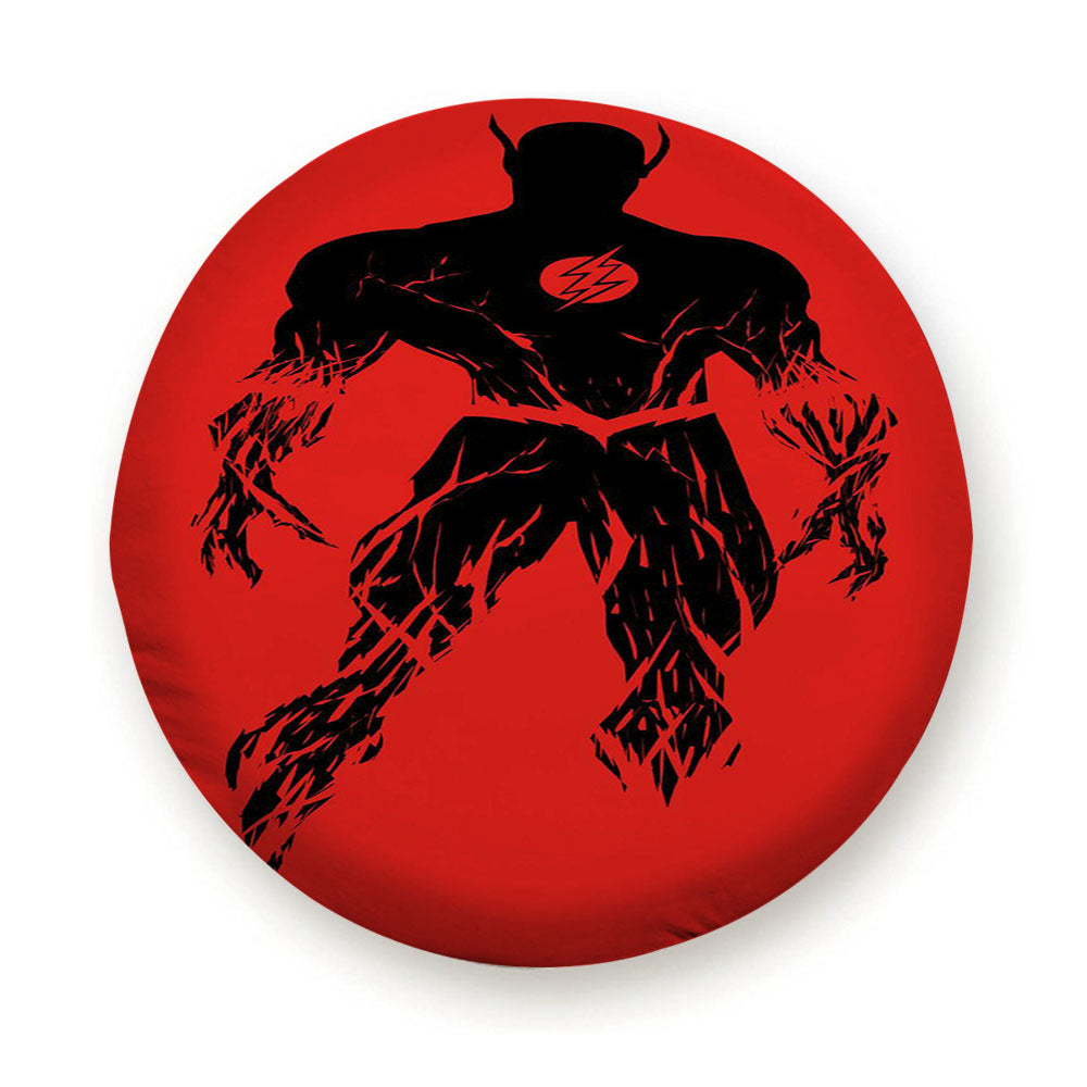 Flash Cartoon Red Tire Cover