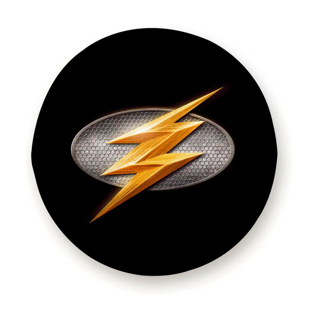 Flash Logo Justice League Tire Cover