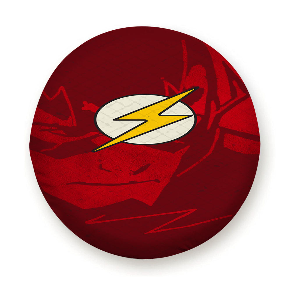 Flash Logo Wallpaper Tire Cover