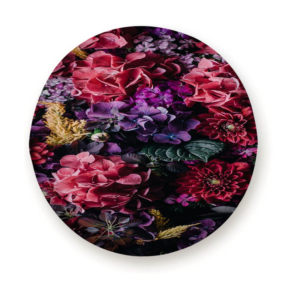 Flower Purple Pink Tire Cover