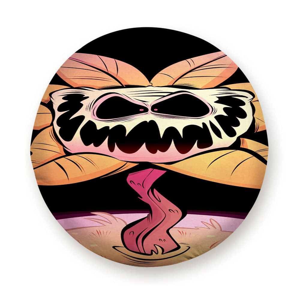 Flower Skull Zombie Tire Cover