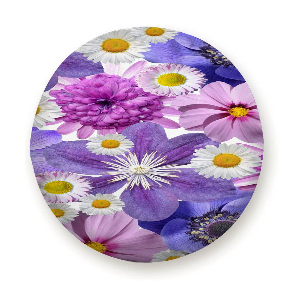 Flowers Pattern Tire Cover
