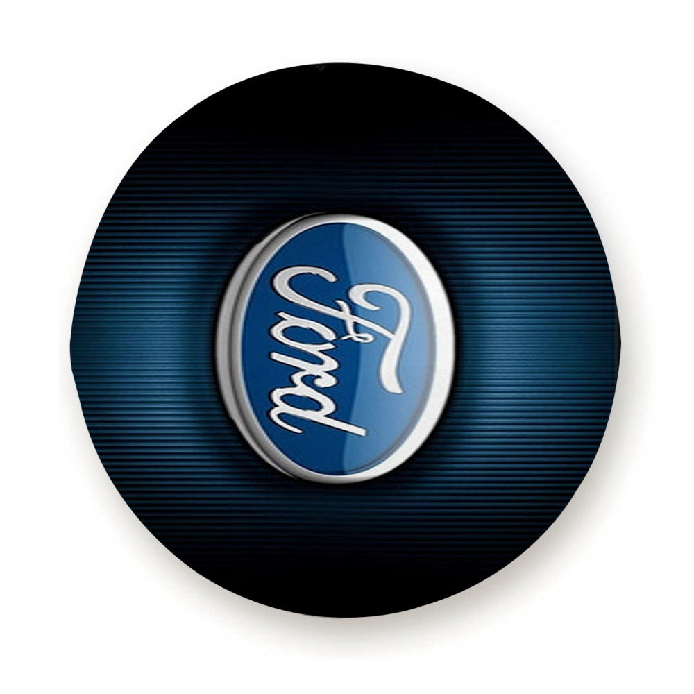 Ford Logo Blue Stripe Tire Cover