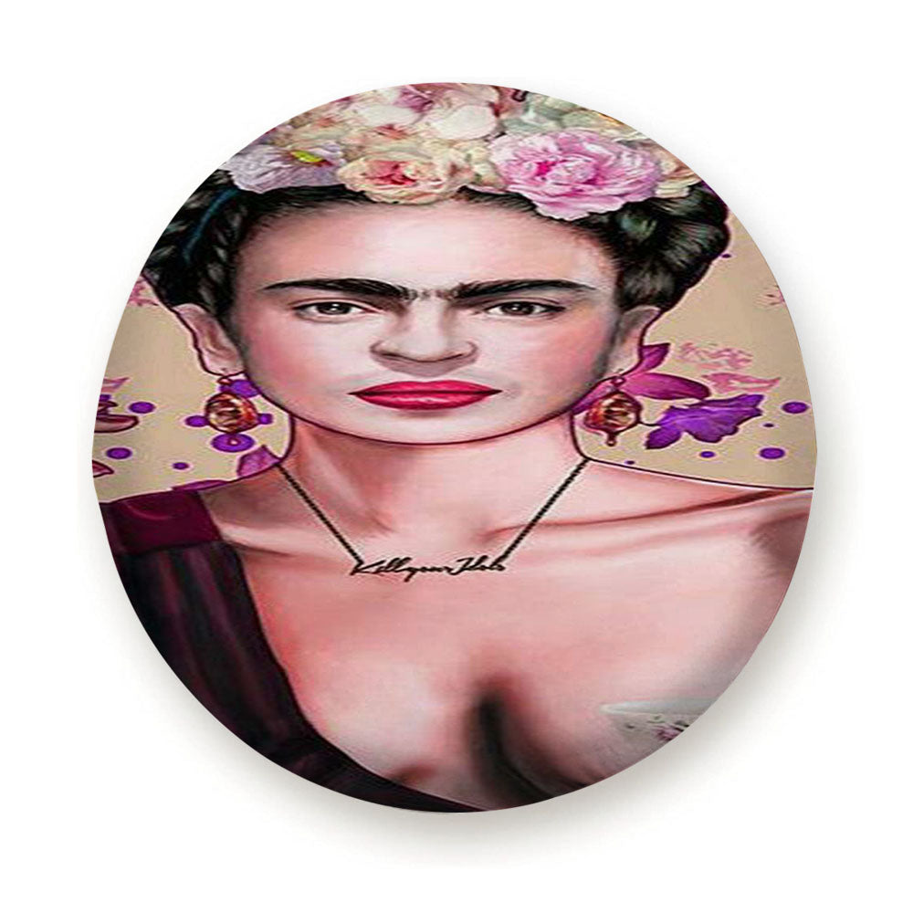 Frida Kahlo Art Face Tire Cover