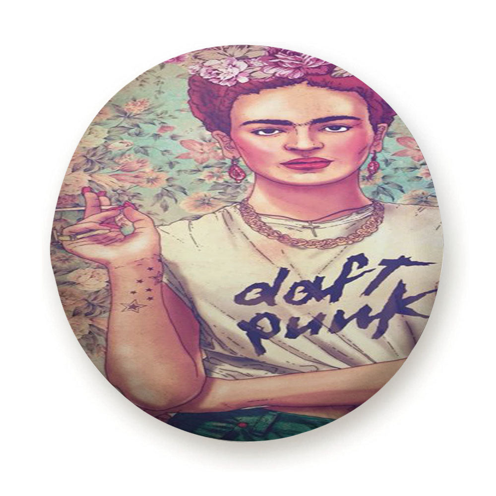 Frida Kahlo Floral Tire Cover