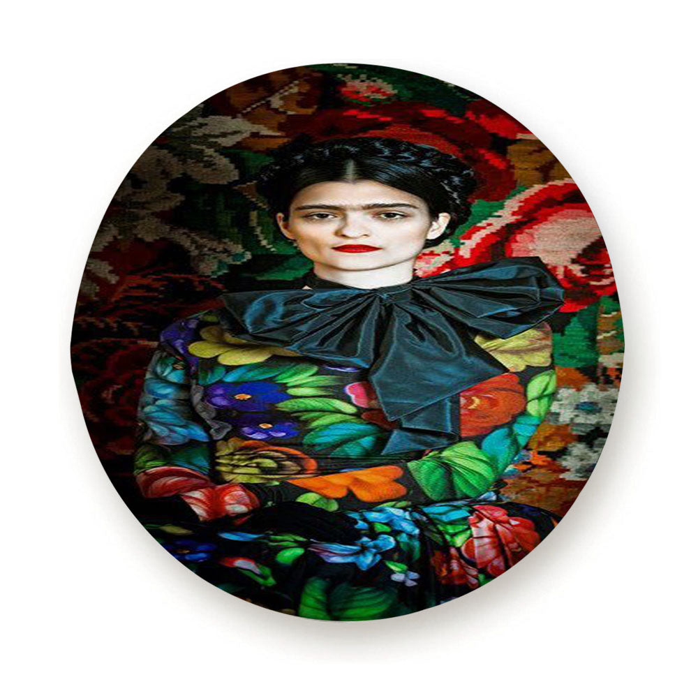 Frida Kahlo Flower Tire Cover
