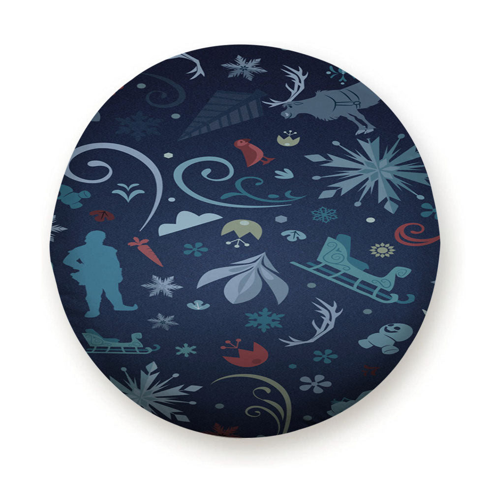 Frozen Pattern Wall Tire Cover