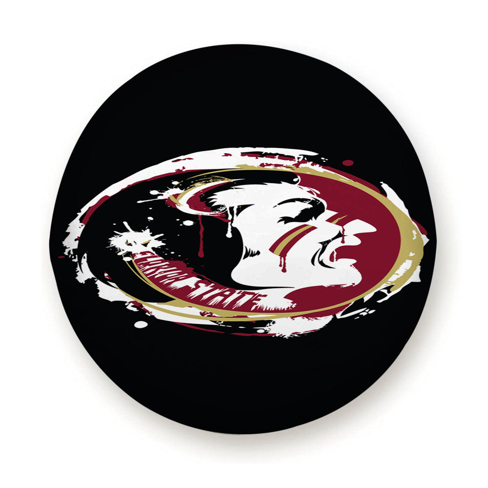 Fsu Florida State Seminols Logo Splat Art Tire Cover