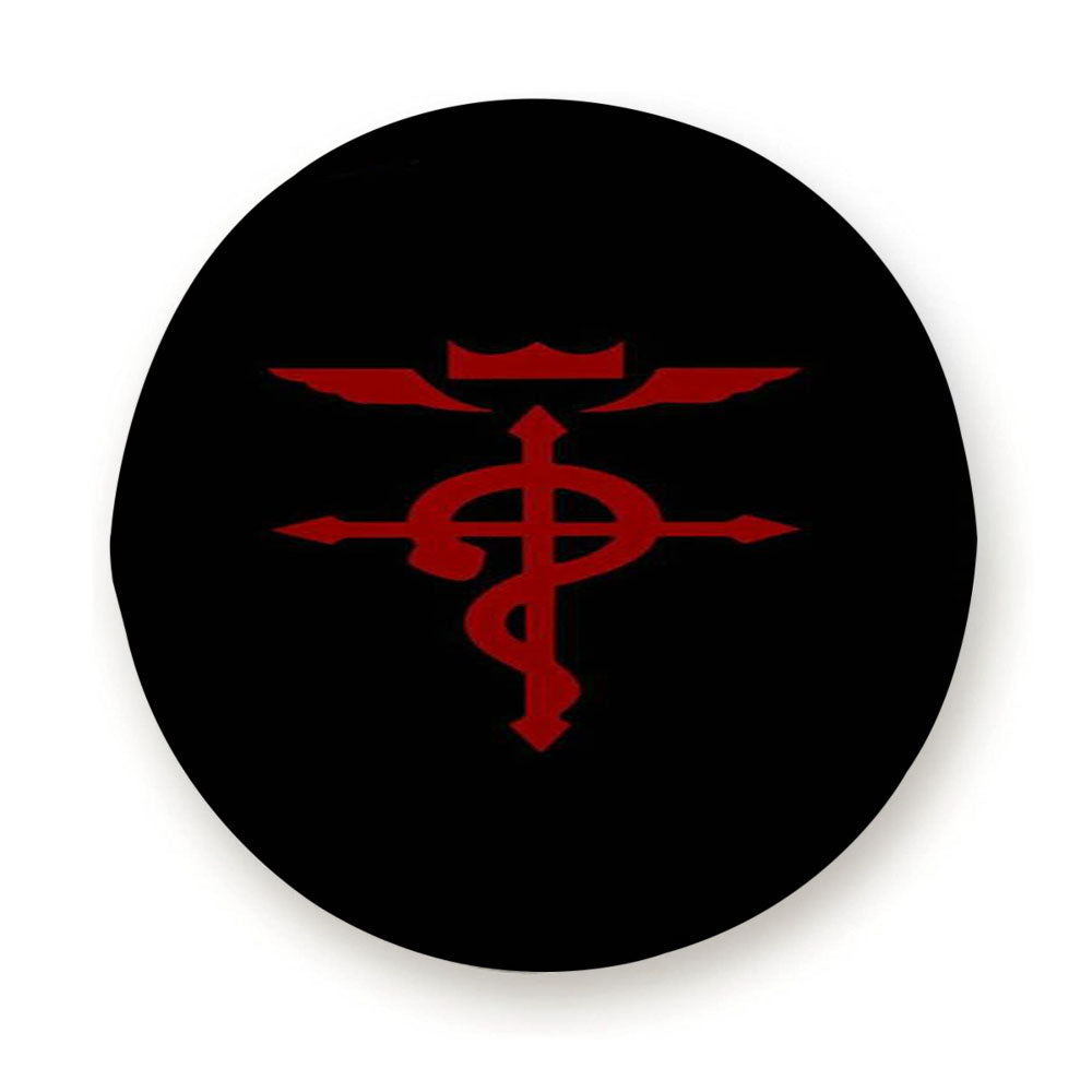 Fullmetal Alchemist Anime Logo Tire Cover