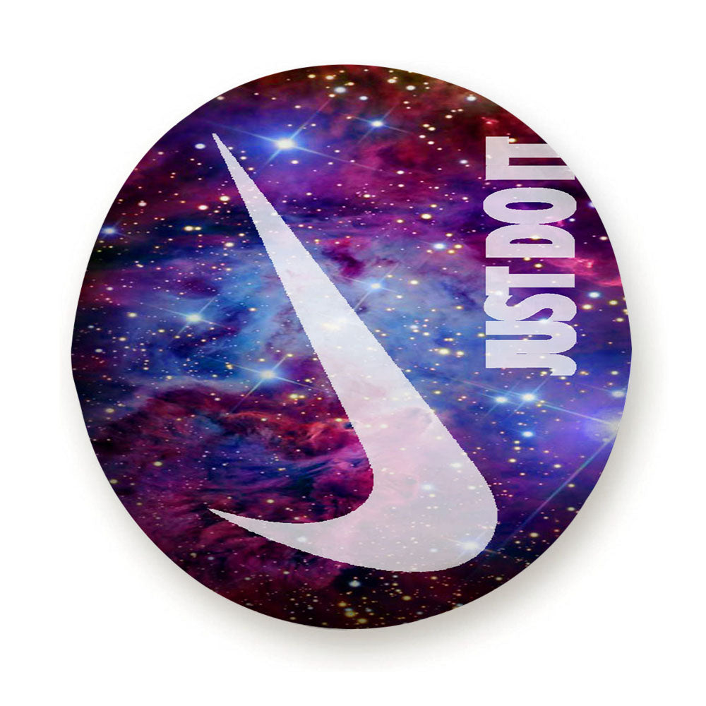 Galaxy Nebula Just Do It Tire Cover