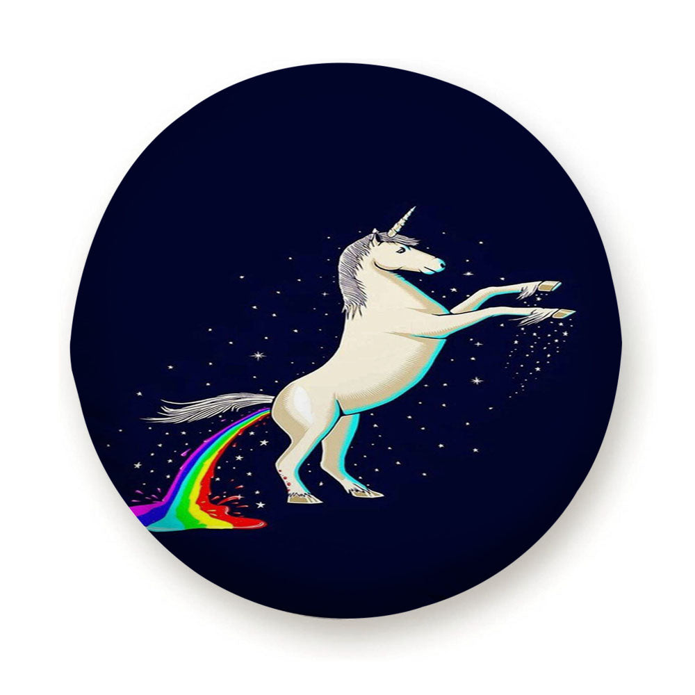 Galaxy Rainbow Unicorn Tire Cover