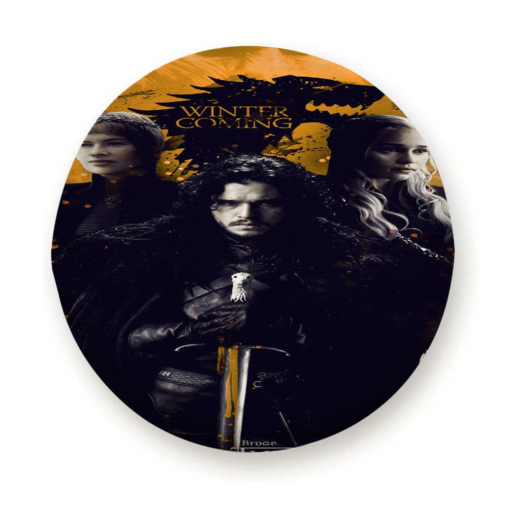 Game Of Throne Winter Coming Gold Tire Cover