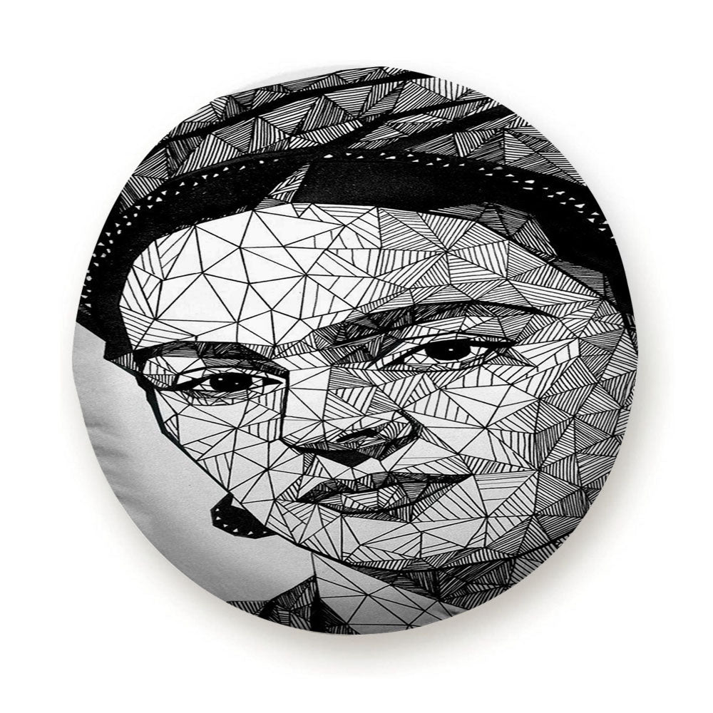 Geometric Frida Kahlo Tire Cover