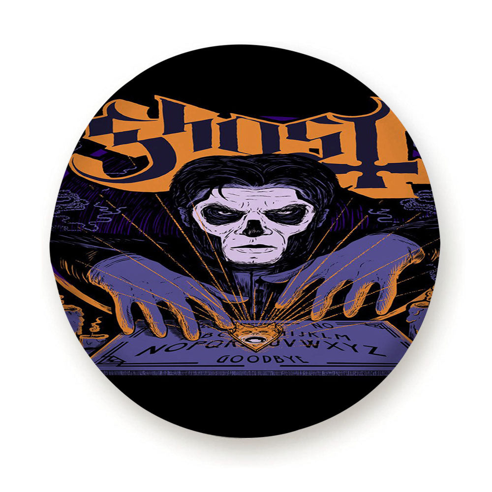 Ghost Band Illustration Of Dark Tire Cover