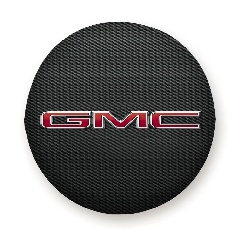 Gmc Carbon Fiber Logo Tire Cover