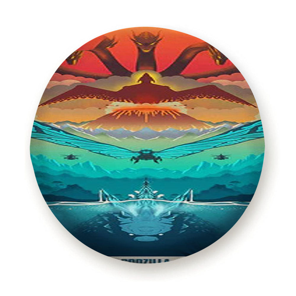Godzilla Clipart Tire Cover