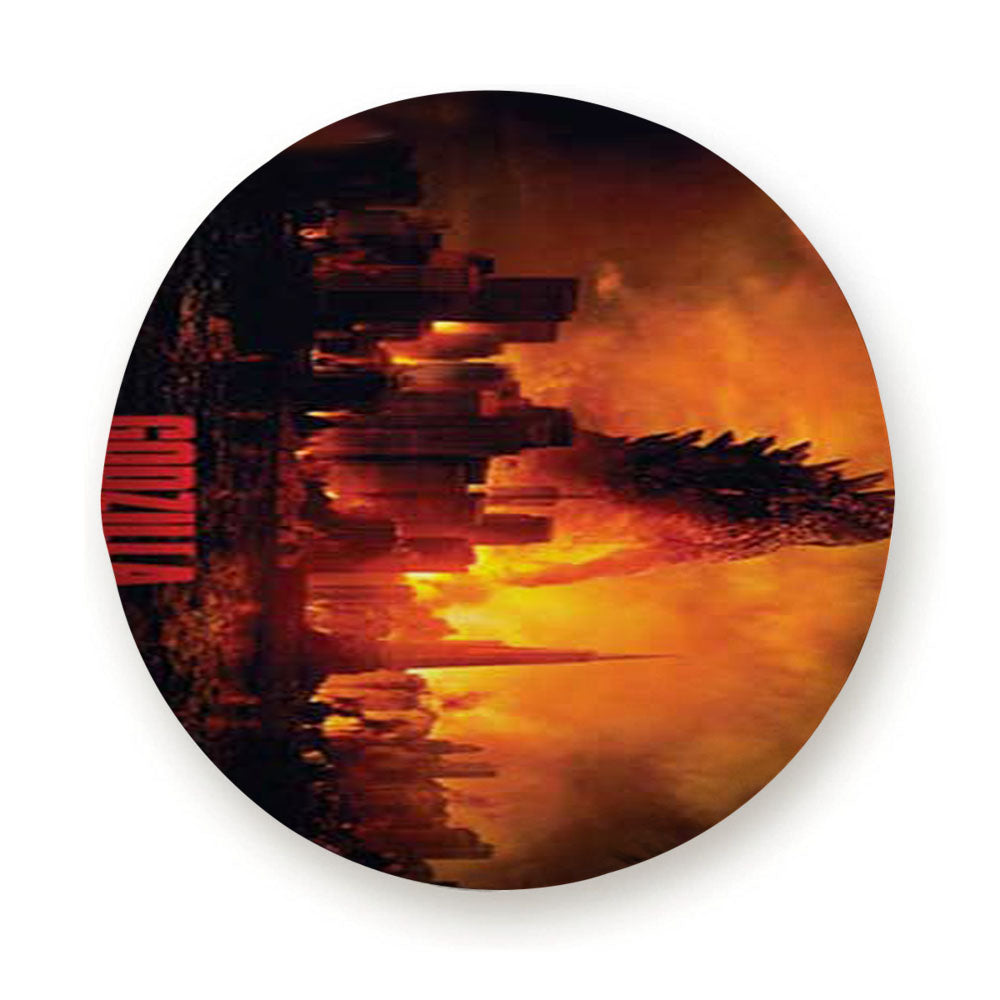 Godzilla In Skyline Tire Cover