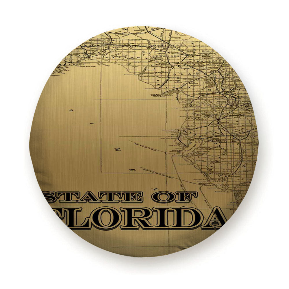 Golden State Of Florida Tire Cover