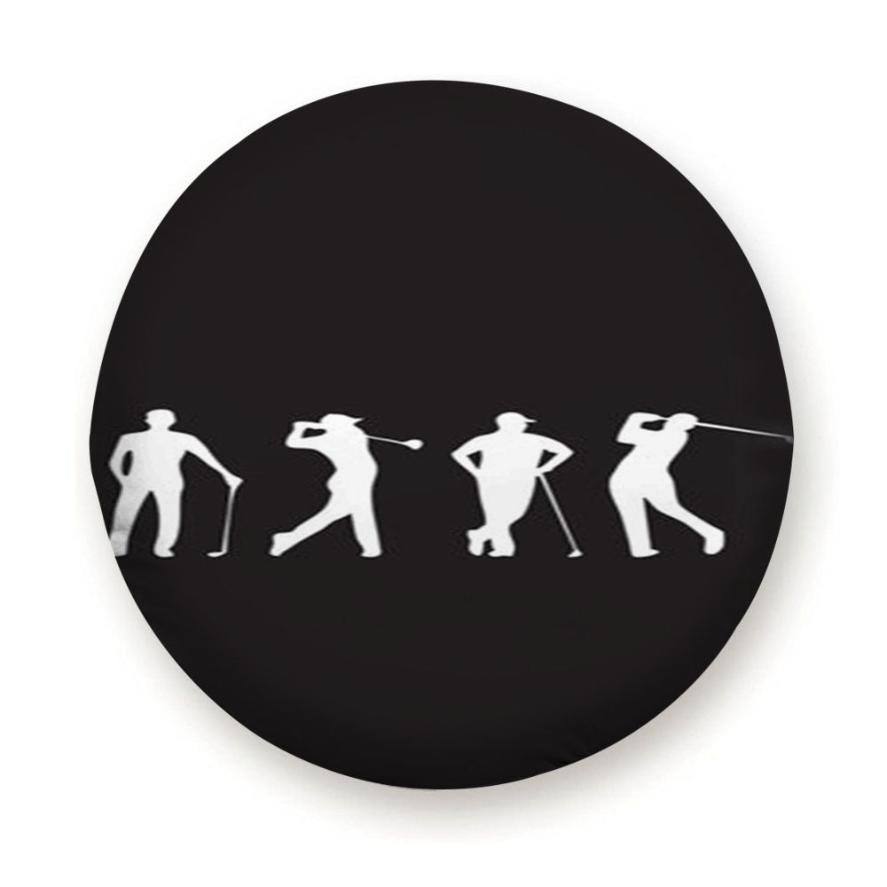 Golf Silhouettes Tire Cover