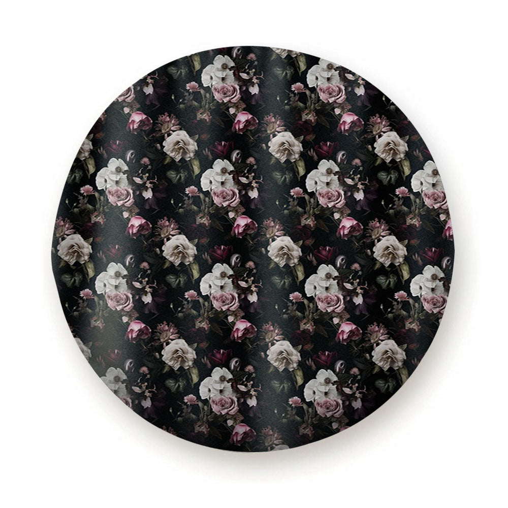 Gothic Floral Tire Cover