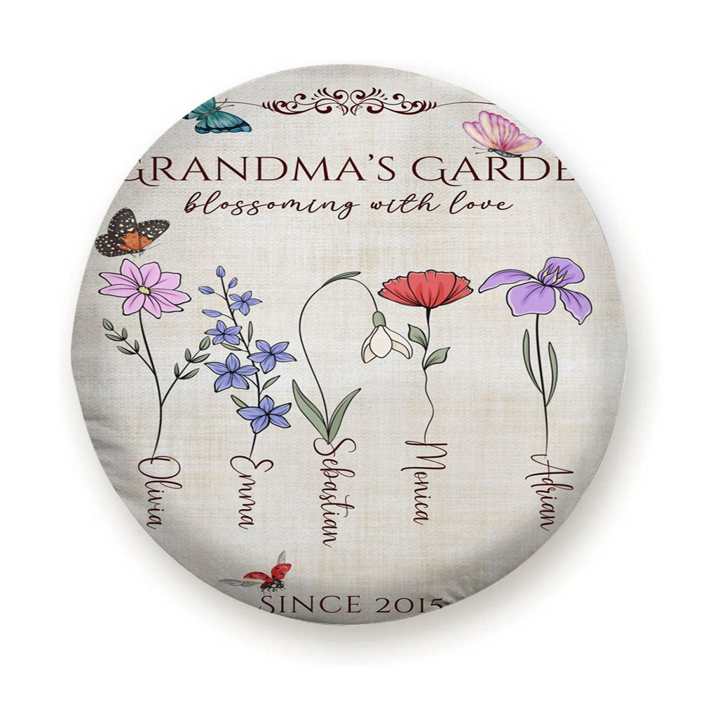 Grandma Garden Tire Cover