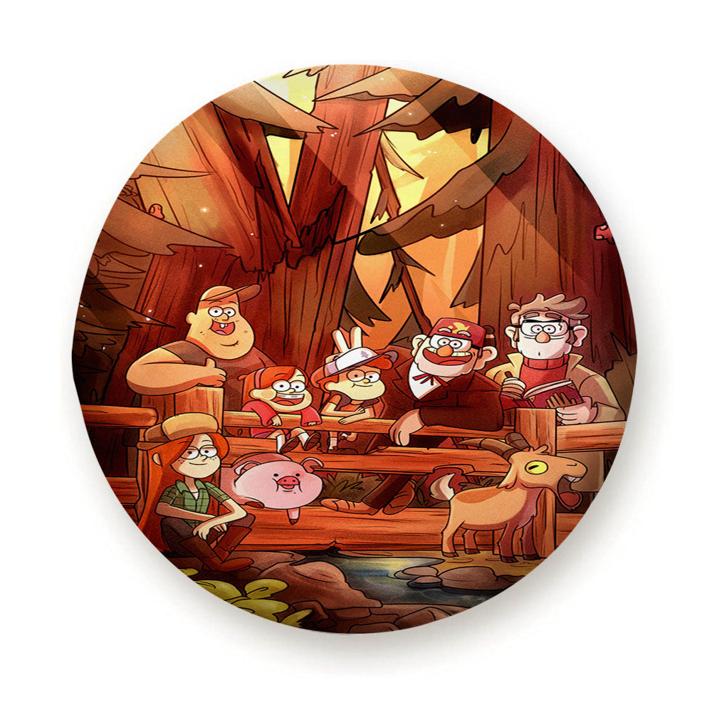 Gravity Falls Crew Tire Cover