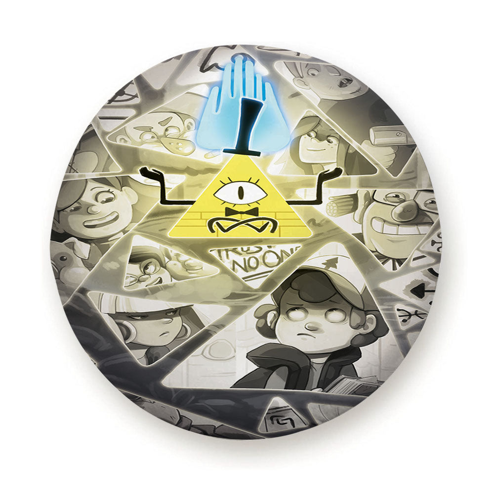 Gravity Falls Trust No One Tire Cover