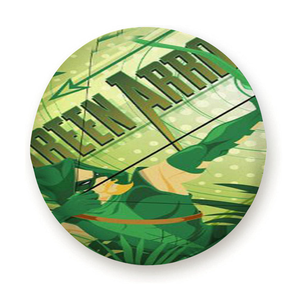 Green Arrow Art Tire Cover
